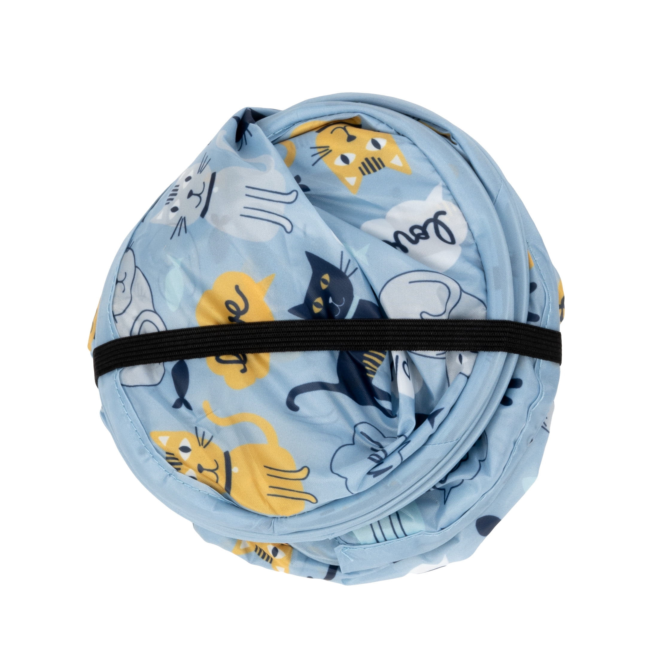 Kitty City Cat Print Play Furniture, Play House, Blue