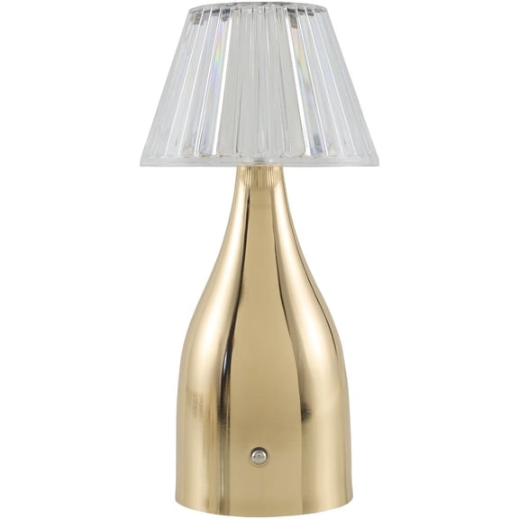 Livabliss Furnas Portable Table Lamp, 10-inch, Copper