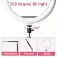 thumbnail image 5 of Goodea 8'' LED Ring Light, Adjustable Color Modes, Phone Holder, Desktop Tripod Stand, Beauty Fill Light for Live Streaming, TikTok, YouTube, Makeup, Photography, Zoom, Selfies, 5 of 8