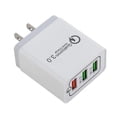 thumbnail image 1 of Cargador de Pared HotShot ChargePlus 3 Puertos USB 100-240V 50-60Hz Blanco Gris, 1 of 1
