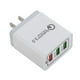 thumbnail image 1 of Cargador de Pared HotShot ChargePlus 3 Puertos USB 100-240V 50-60Hz Blanco Gris, 1 of 1