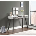 thumbnail image 4 of Martin Svensson Home Mid-Century Modern Cinnamon Vanity/Desk with Mirror, 4 of 5