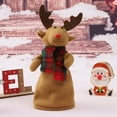thumbnail image 2 of UYUH Christmas Deer Toy Electric Musical Animated Plush Animal Doll with Swinging Dancing Singing for Kids Children Holiday Xmas Party Home Desk Decoration Gift, 2 of 9
