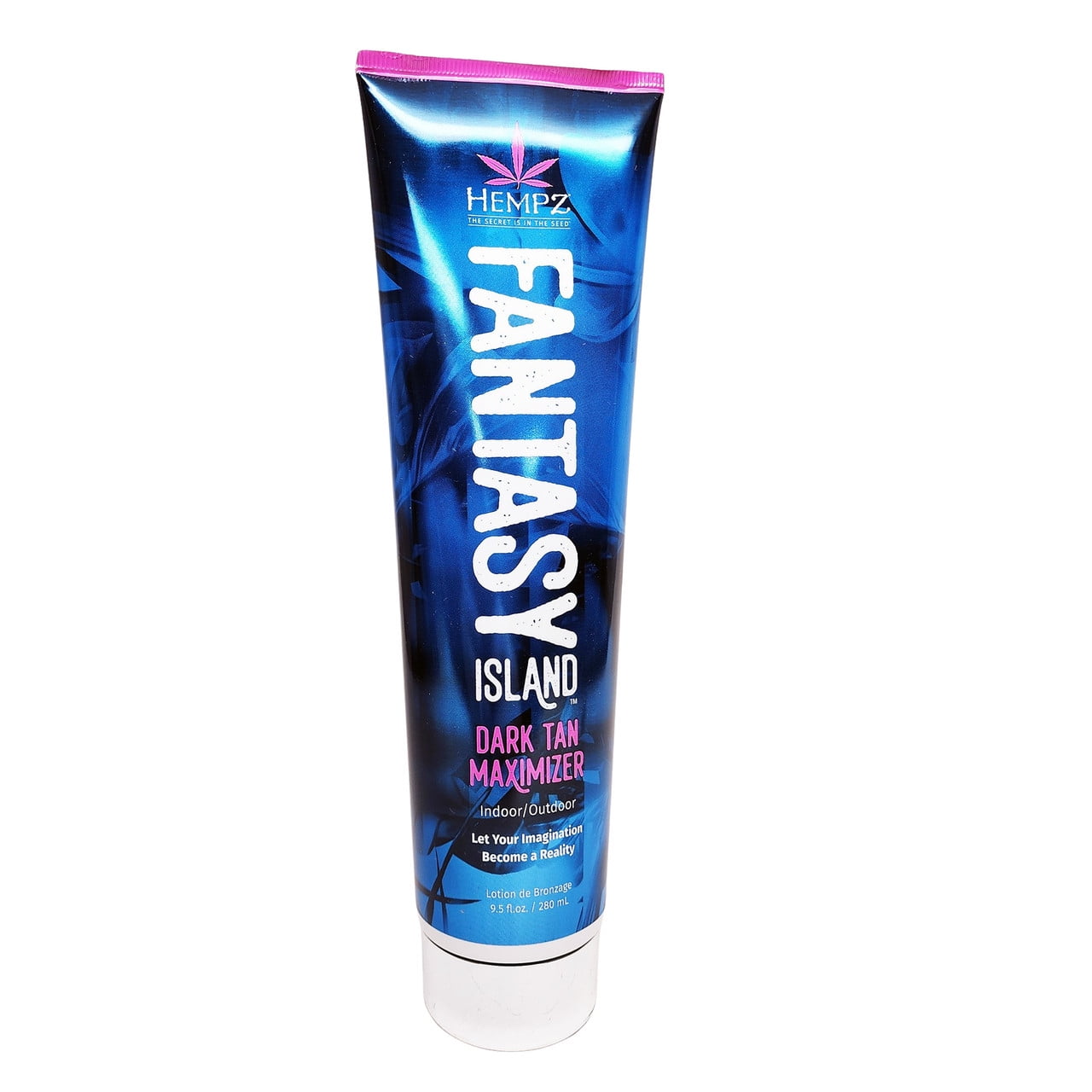 Hempz FANTASY ISLAND Dark Tan Maximizer Tanning Lotion- 9.5 oz
