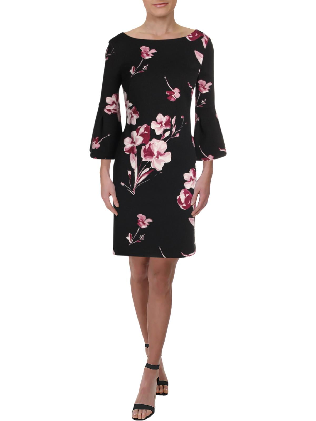 ralph lauren floral bell sleeve dress