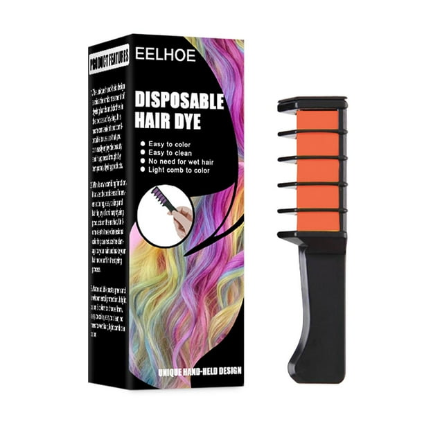 WREA One-time Hair Chalk Comb Professional Temporary Instant Hair Comb Hair Color Highlights Streaks Hair Coloring Dye Comb WREA One-time Hair Chalk Comb Professional Temporary Instant Hair Comb Hair Color Highlights Streaks Hair Coloring Dye Comb