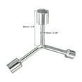 thumbnail image 2 of Uxcell Y Type 3 Way Hex Socket Wrench, 14mm 17mm 19mm Combination Repair Spanner Tool, 3.5-inch, 2 of 5
