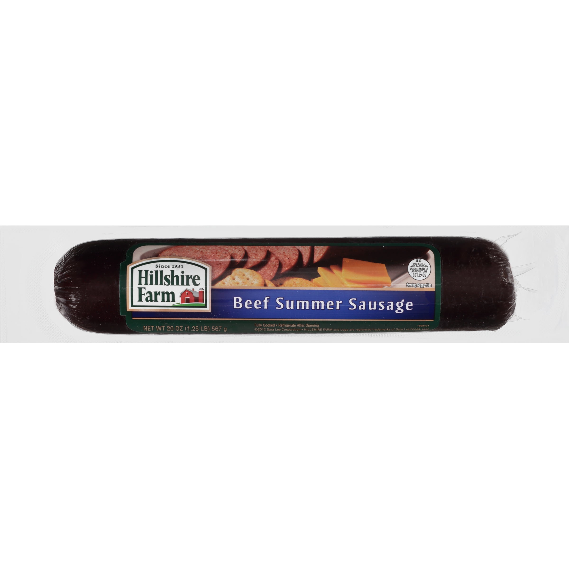 Hillshire Farm Beef Summer Sausage 20 Oz Walmart Com Walmart Com