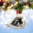 thumbnail image 5 of geerera Dog Sleep in Angel Wings Ornament, Flat 2D Printed Acrylic Hanging, Gifts for Dog Lover, Christmas Decoration(Dalmatian), 5 of 6