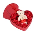 thumbnail image 1 of Flower Rose Gift Box, Heartshaped Romantic Bath  Rose Flower Fast Colours  For Valentine Day, 1 of 8