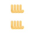 thumbnail image 3 of Inteprter 4 Uds. Ganchos para toallas de baño, colgadores de puerta de plástico, colgadores de pared autoadhesivos, estantes para sombreros, colgador de Type1 NO1 Inteprter CBP045660, 3 of 6