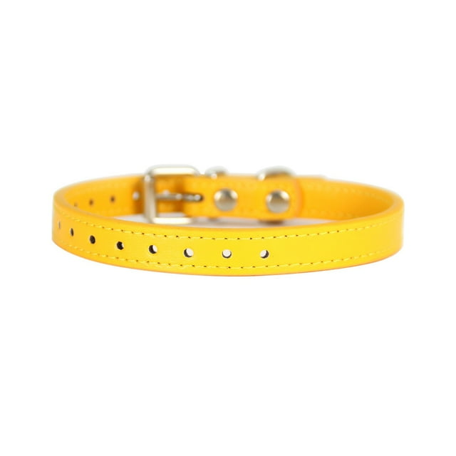Methold ajustable de PU, lindo y práctico para las necesidades de parto de perros, Collar de parto para recién nacidos Tubos y túneles para animales pequeños oro