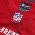 thumbnail image 4 of Men's Nike Deommodore Lenoir  Scarlet San Francisco 49ers  Game Jersey, 4 of 6