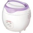 thumbnail image 1 of Cuckoo CR-0671V Rice Cooker, 3 Liters / 3.2 Quarts, Violet/White, 1 of 4