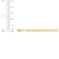 thumbnail image 4 of Floreo 10k Yellow Gold 4mm Super Flexible Silky Herringbone Chain Bracelet, 4 of 4