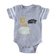 thumbnail image 1 of CafePress - FIN Toast Tasty - Cute Infant Baby Football Bodysuit, 1 of 1
