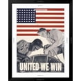 thumbnail image 5 of Art.com United We Win, US Propaganda Poster Giclee Print, Black Frame Wall Art, 32" x 40", 5 of 5