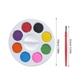 thumbnail image 4 of 8 Colors Mini Watercolor Paint Set with Brush, Non-Toxic & Washable Palette, Art Supplies for Kids & Students, Ideal for School, Home & Travel Crafts, Walmart Best Value, 4 of 5