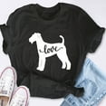 thumbnail image 4 of EcoLoom Airedale Terrier Dog Love Short Sleeve Unisex T Shirt Navy-L, 4 of 6