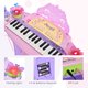 thumbnail image 3 of Piano Electrónico de Juguete Qaba Princesa 32 Teclas con Banquito 3-6A Rosa, 3 of 8