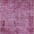 thumbnail image 1 of Ahgly Company Machine Washable Indoor Square Industrial Modern Deep Mauve Purple Area Rugs, 5' Square, 1 of 1