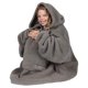 thumbnail image 3 of Manta portátil de gran tamañosudadera con capucha de forro polar suave (gris) Likrtyny Para estrenar, 3 of 9