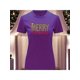 thumbnail image 1 of Playera Blusa Con Estampado Merry Christmas Estilo Animal Print Ropa Para Mujer Color Morado Talla Chica Marca Emil SaEs, 1 of 4