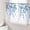 Blue White, variant on Sheer Curtains 45 Inch Length 2 Panels Set for Kitchen, Navy Blue Eucalyptus Leaves Semi Sheer Curtains for Windows, Retro Country Leaf Botanical Voile Window Treatments Rod Pocket Curtain