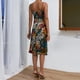 thumbnail image 5 of Vestido largo sexy con tirantes finos y espalda descubierta para mujer, sin mangas, cuello en V, para cóctel o fiesta, 5 of 6