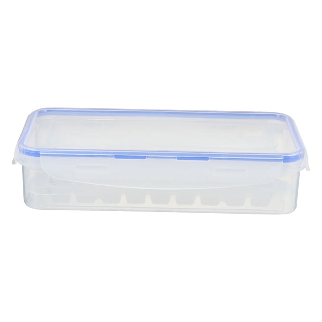 GOOHOCHY 2 piezas DIY DIY Cubo de hielo que fabrican bandejas molde de molde con caja de contenedor de almacenamiento y tapa