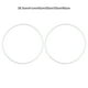 thumbnail image 4 of Inteprter 2 protectores blancos fiables y fáciles de configurar para taburete de Bar, anillo para base de silla, duradero, de alto rendimiento Decoración del hogar blanco 41cm, 4 of 6