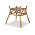 thumbnail image 4 of Baxton Studio Tavor Classic French Black and White Weaving and Natural Brown Rattan Dining Table, 4 of 7