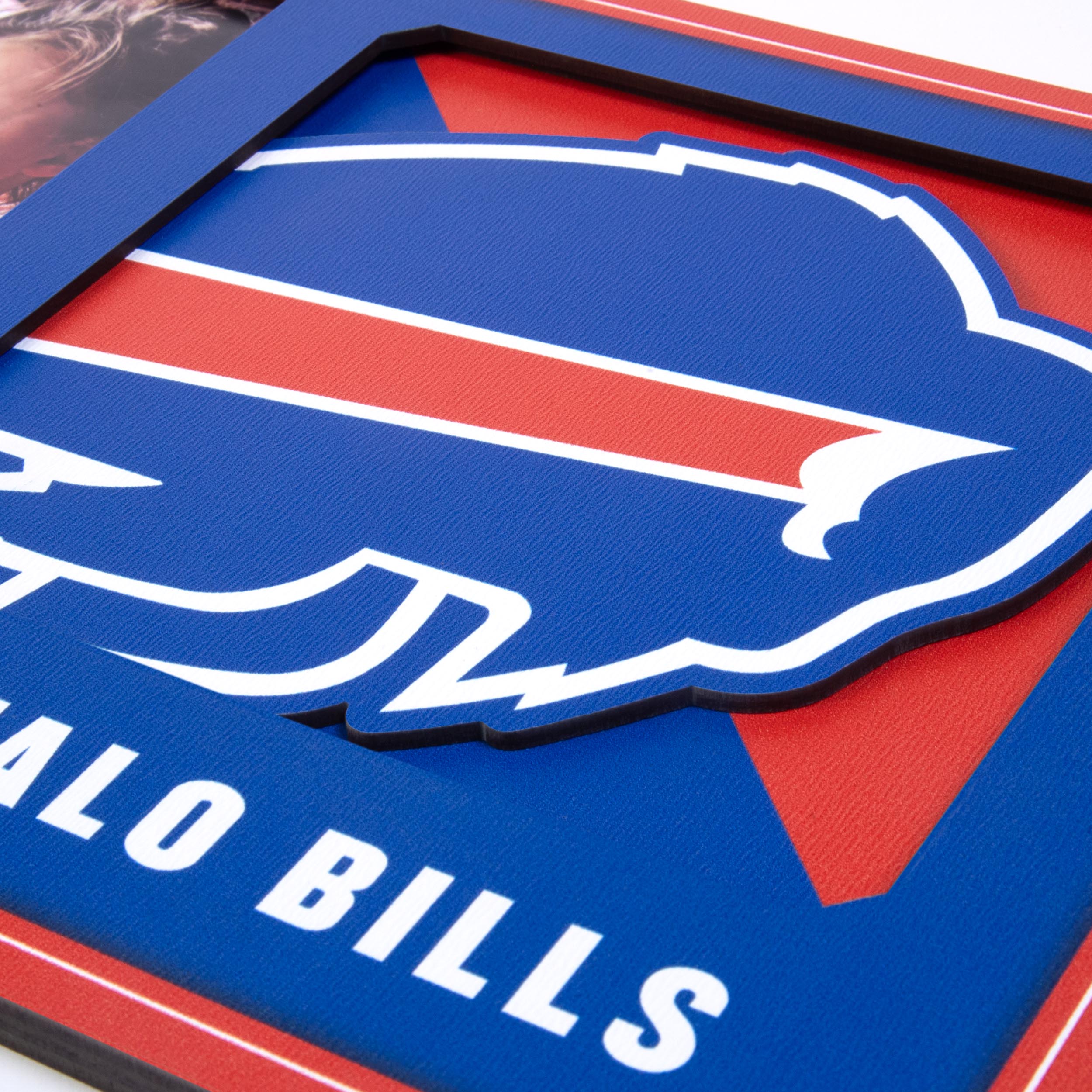 Buffalo Bills 3D Logo Picture Frame