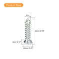 thumbnail image 2 of Tornillos blancos ST4x20mm, tornillos autorroscantes, paquete de 50, tornillos Phillips de cabeza plana para trabajos en madera, 2 of 5