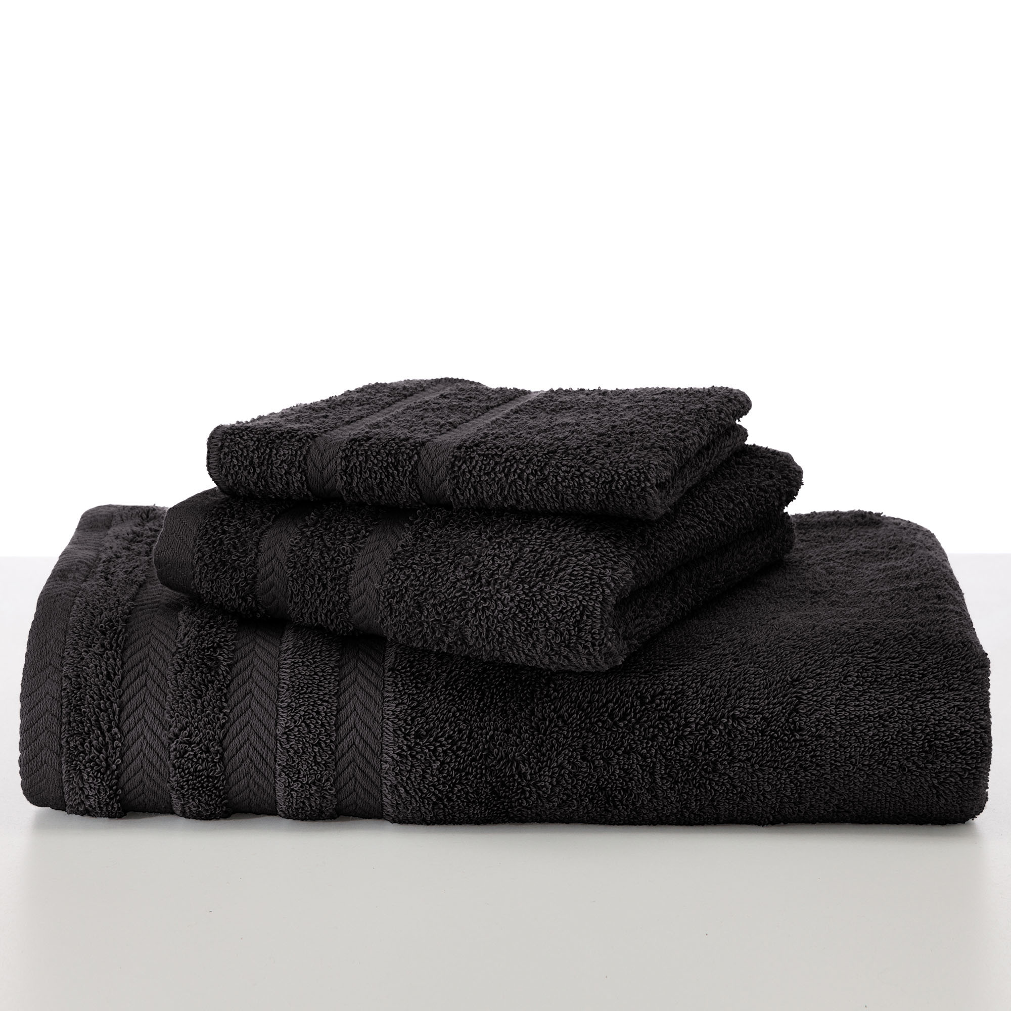Egyptian Cotton with Dryfast Black Wash Cloth