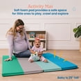 thumbnail image 3 of ECR4Kids SoftZone 4-Section Rainbow Runway Activity Mat, Folding Playmat, Contemporary, 3 of 9