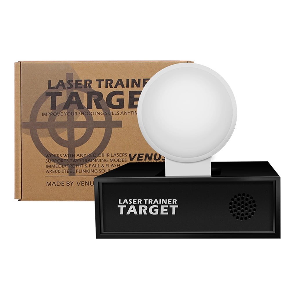 Laser Target Training System, Built-in Audio-Visual Feedback System, Automatic Sensing Reset/Flip-Over, Home Shooting Practice Target