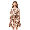 thumbnail image 3 of MEZZALL Girls Floral Dresses Waist A-Line Party Dress Summer Beach Travel For Little Kid Adorable Sundress, 3 of 9
