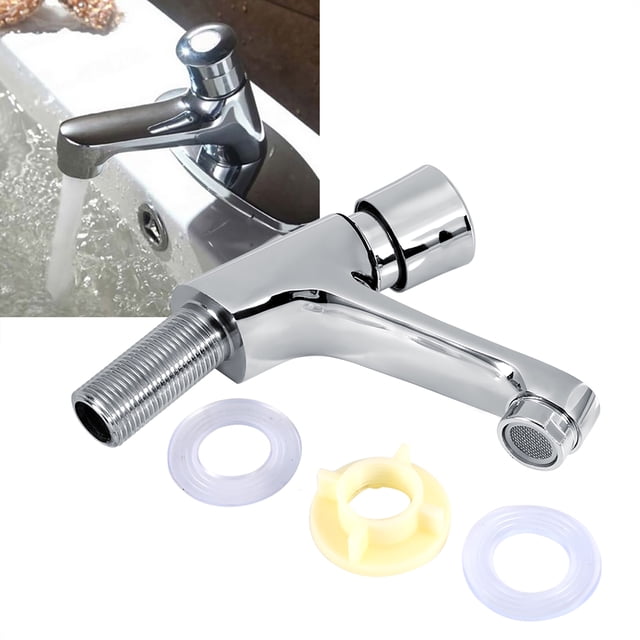 Grifo de lavabo Sincero con temporizador de ahorro de agua Cromado Rosca hembra G1/2