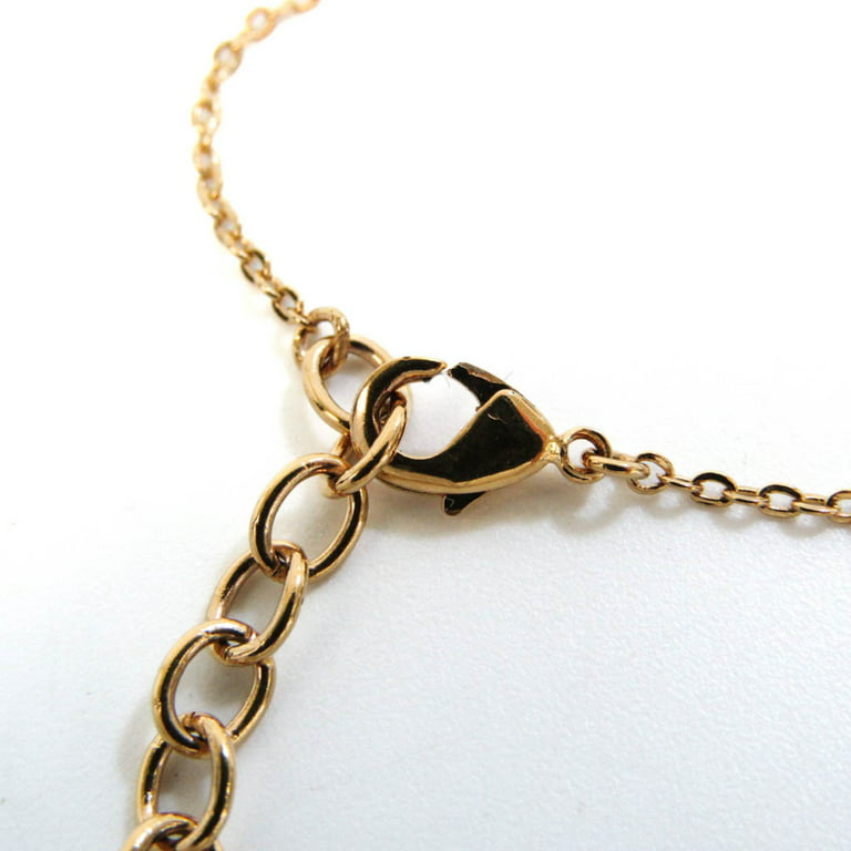 Authenticated Used Louis Vuitton Necklace Nanogram M63141 Metal Women's  Pendant Necklace (Gold,Silver) 