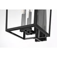 thumbnail image 4 of Elegant Lighting Frankford 16 Inch Outdoor Wall Sconce In Black, 4 of 8