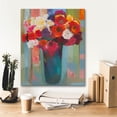 thumbnail image 5 of Epic Graffiti 'Bright Bouquet' by Hooshang Khorasani, Canvas Wall Art, 20"x24", 5 of 8