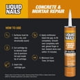 thumbnail image 3 of Adhesivo Liquid Nails Tough Repair Gris 305 mL para Interior y Exterior, 3 of 8