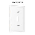 thumbnail image 4 of Kll Orange Plaid Wall Plate,Gloss Finish,Standard Size 1 - 5" X 3", Polycarbonate Thermoplastic,Electric Receptacle Plug Covers, 4 of 8