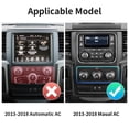 thumbnail image 5 of Car Stereo Radio for Dodge Ram 2013-2019 Android 13 9inch Touch Screen Radio Replacement Support Wireless Carplay Android Auto Navigation Bluetooth Radio WiFi Audio Video 2+32G, Manual AC Carply, 5 of 15