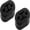 2PCS-Black, variant on Rubber Exhaust Hanger, Muffler Exhaust System, Heavy Insulator Support Bushing Installation, 2 Holes 0.47 Inch, High-Density Tailpipe Damping Hanger (4PCS Black) 4PCS-Black