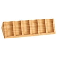 thumbnail image 4 of Essential Oil Display Rack Shelf 6 Slots Bamboo Perfume Practical Countertop Sturdy Bottle Holder Nail Polish Display Holder, 4 of 8