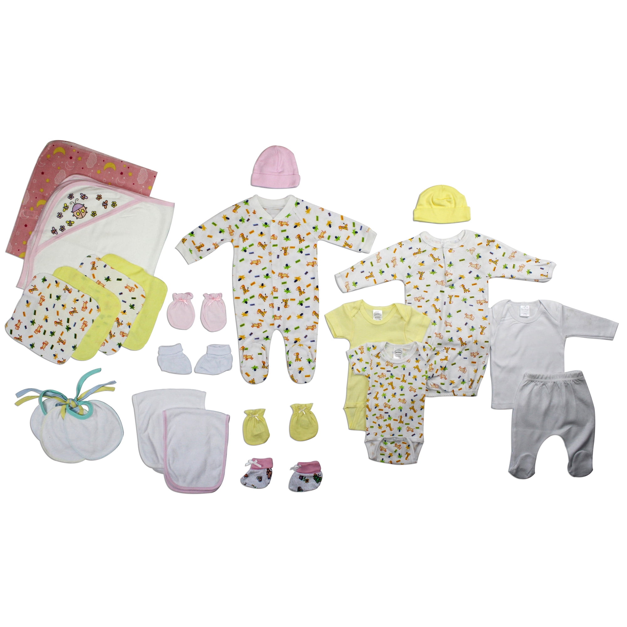 Set of 23 Stylish Newborn Baby Girl Baby Gift Set, 9"