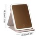 thumbnail image 3 of Led Makeup Mirror With Light Folding Vanity Smart High Definition Internet Celebritys Portable Student Dormitory Desktop Mirror, 3 of 6
