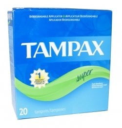 tampax tampons flushable applicator cardboard